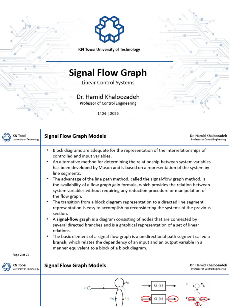 3. Signal Flow Graph | PDF | Combinatorics | Algorithms