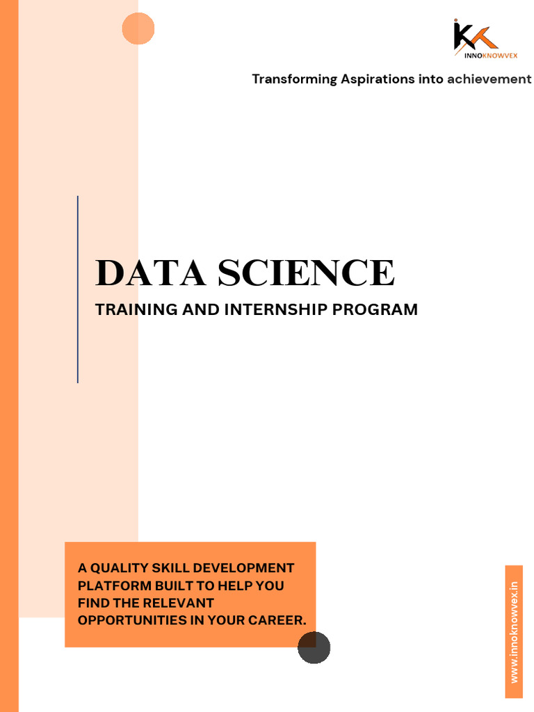 Data Science Brochure | PDF | Artificial Intelligence | Intelligence ...