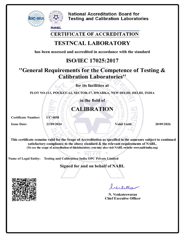 Nabl Scope 2026 (2) | PDF | Calibration