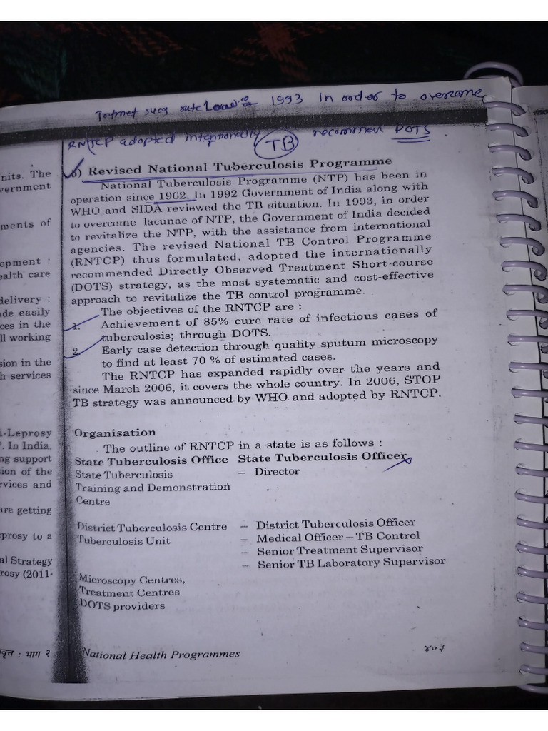 National Health Program for Tb and Aids | PDF