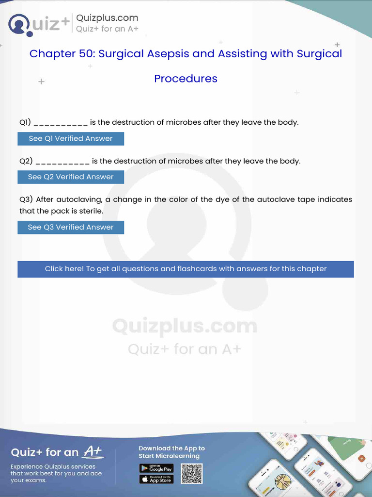 Is the Destruction of Microbes After They Leave the Body | PDF | Blood ...
