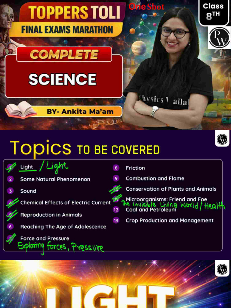 Complete Science : One Shot : Class Notes || Toppers Toli 2026 Class ...