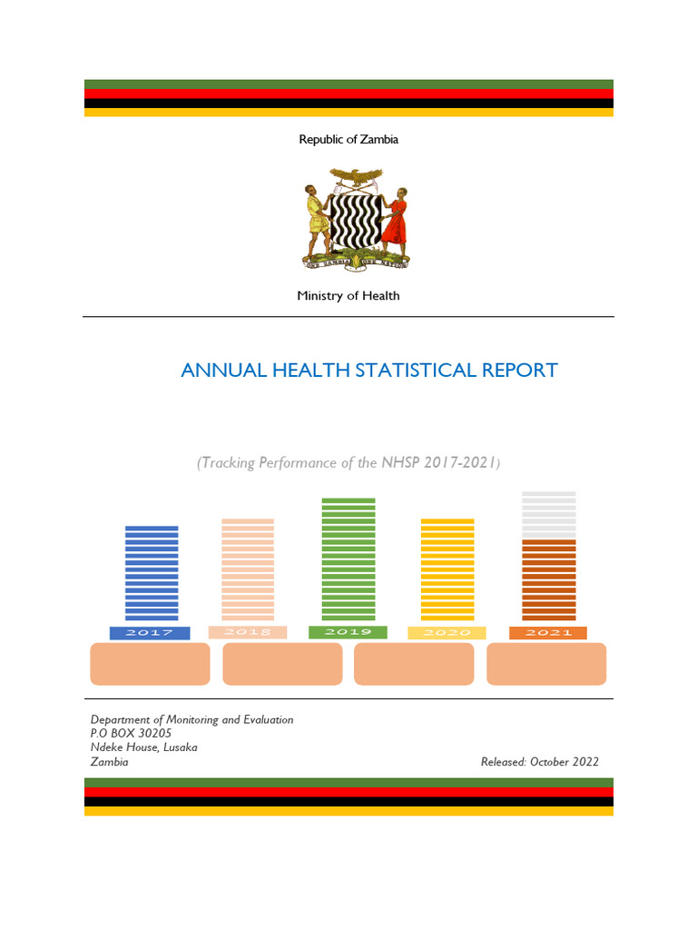 Annual-Health-Statistical-Report-2017-2021 | PDF | Tuberculosis | Malaria