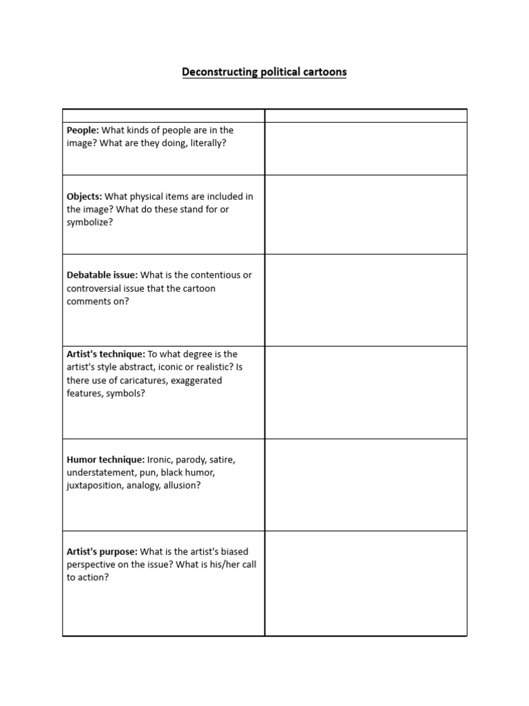 Deconstructing the Cartoon | PDF