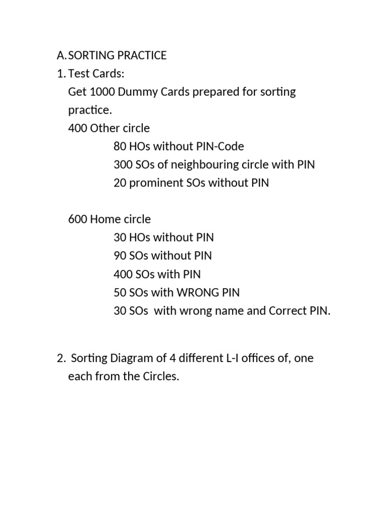 Sorting Practice | PDF