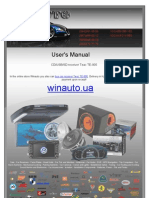 Manual CD USB SD Receiver Teac TE 905