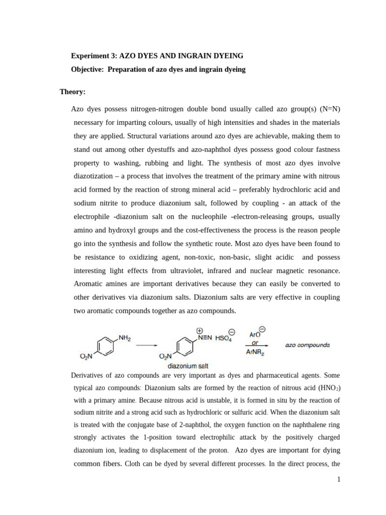 Experiment 3 (1) | PDF | Molecules | Chemical Substances