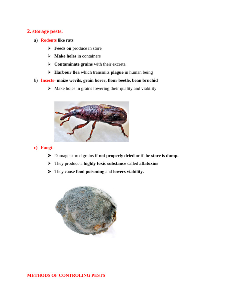 METHODS OF CONTROLING PESTS | PDF