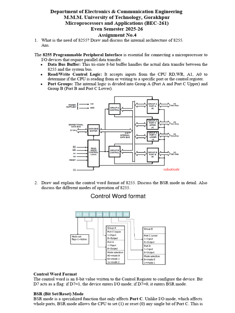 Assignment 4 Ans | PDF | Electronics | Computing