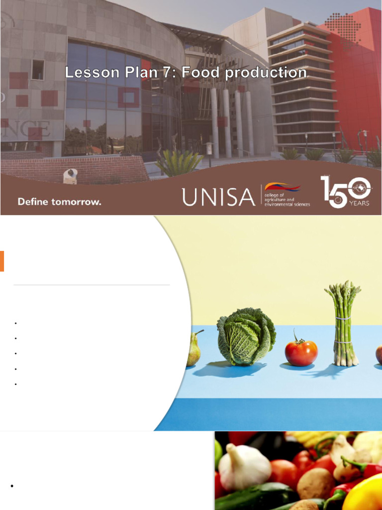 2026_Lesson Plan 7_Food Production | PDF