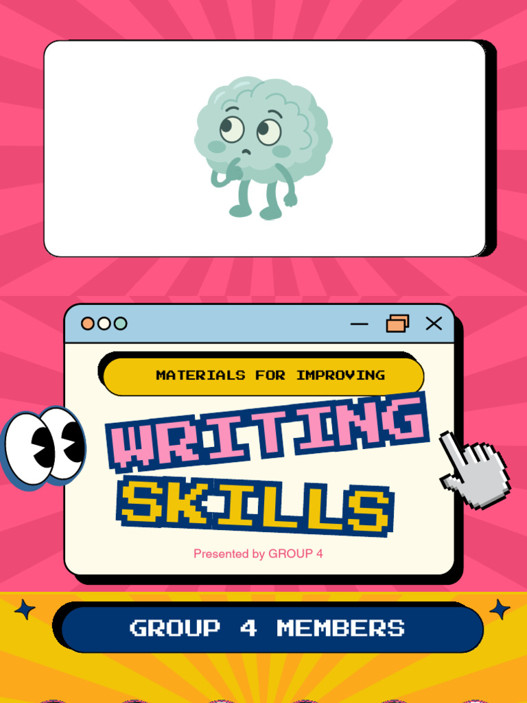 Group 4 Developing Material for Improving Writing Skill | PDF | English ...