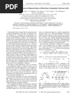 Large Index of Refraction With EIT