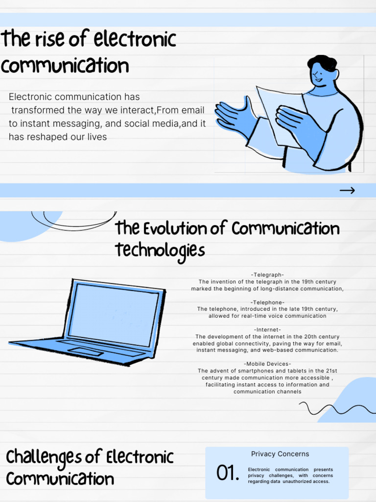 The Rise of Electronic | PDF | Communication | Computer Security
