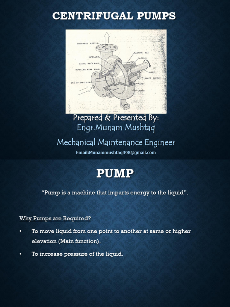 Centrifugal Pumps Classification | PDF | Pump | Bearing (Mechanical)