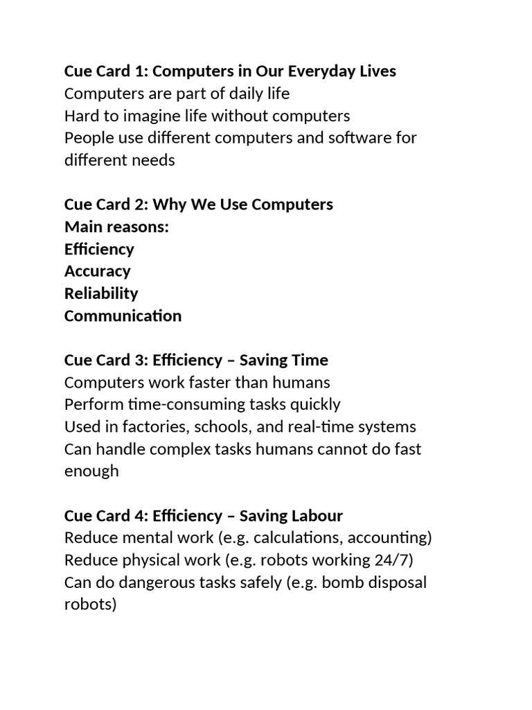 CAT Cue Cards | PDF | Laptop | Tablet Computer