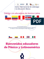 Segundo Seminario Internacional de Liderazgo en La Educación Básica