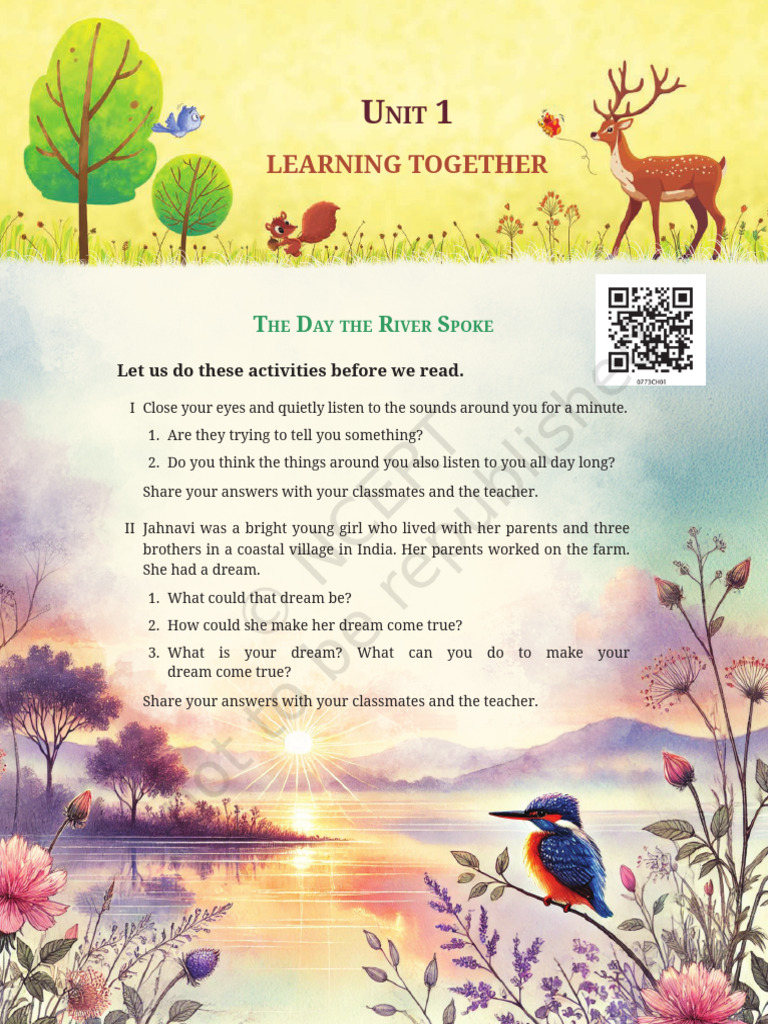 CLASS 7 ENGLISH CH1 | PDF | Adverb | Sentence (Linguistics)