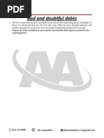 Irrecoverable Debts and Allowance Guide | PDF | Debt | Financial Economics