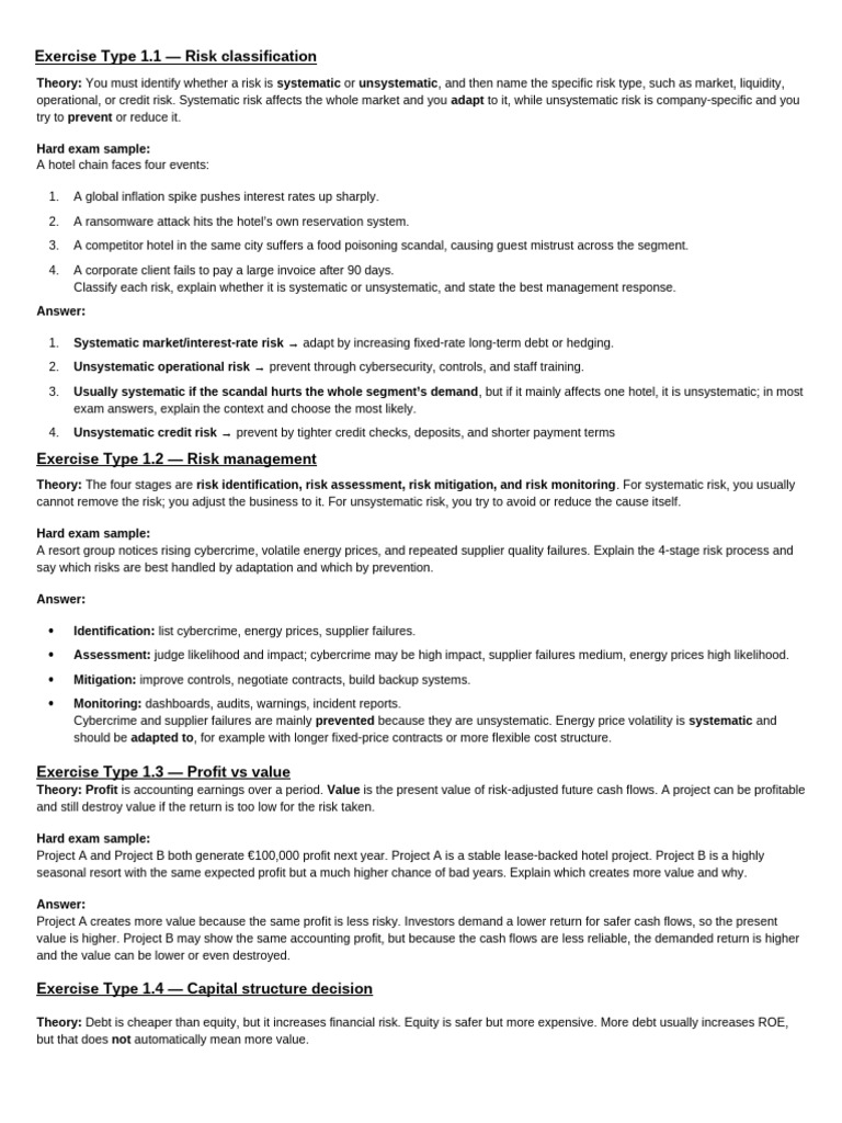 Finance Cheat Sheet | PDF | Net Present Value | Capital Budgeting