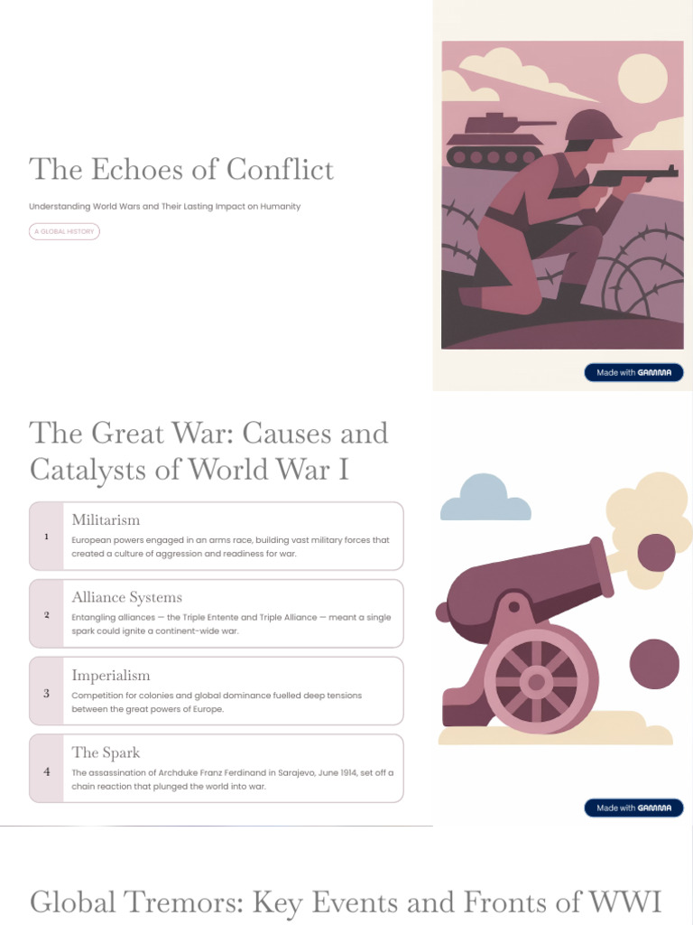 The Echoes of Conflict | PDF | World War I | Western Front (World War I)