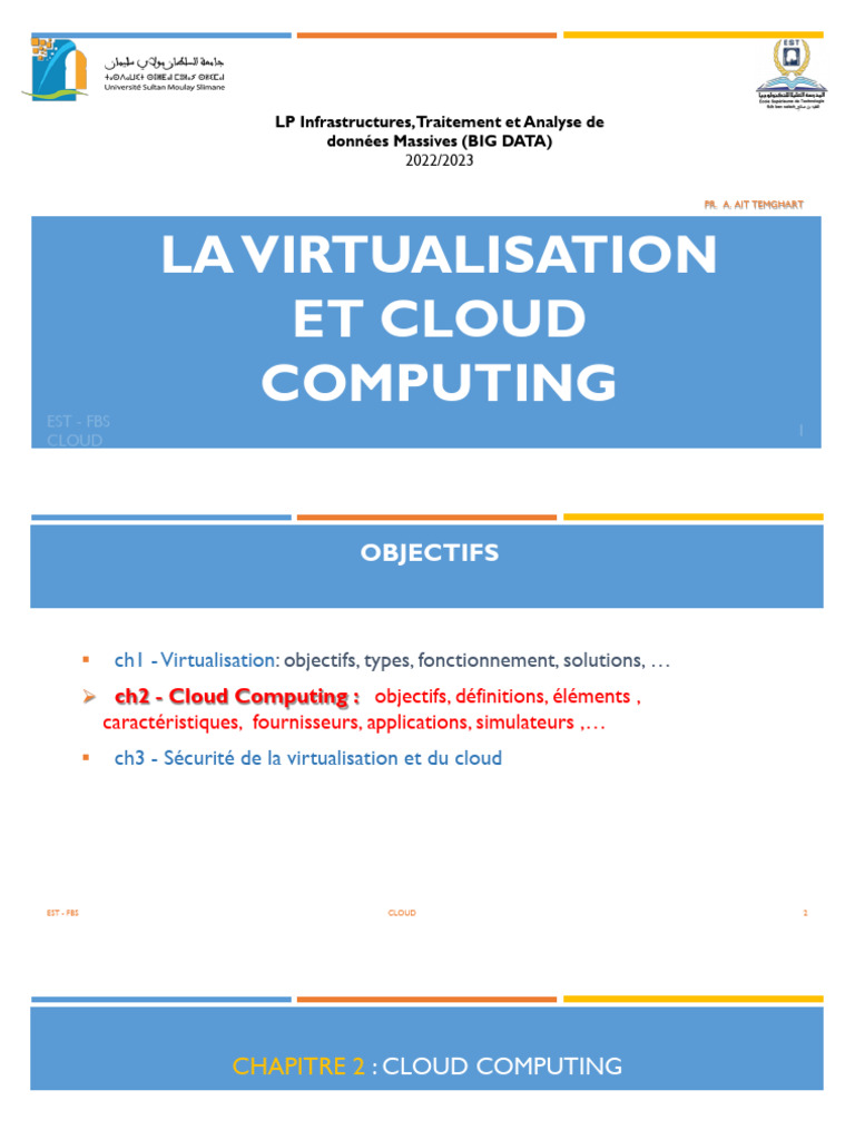 Cours Est Fbs Chap2 | PDF | Cloud computing | Logiciel en tant que service