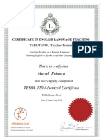Te FL Certificate