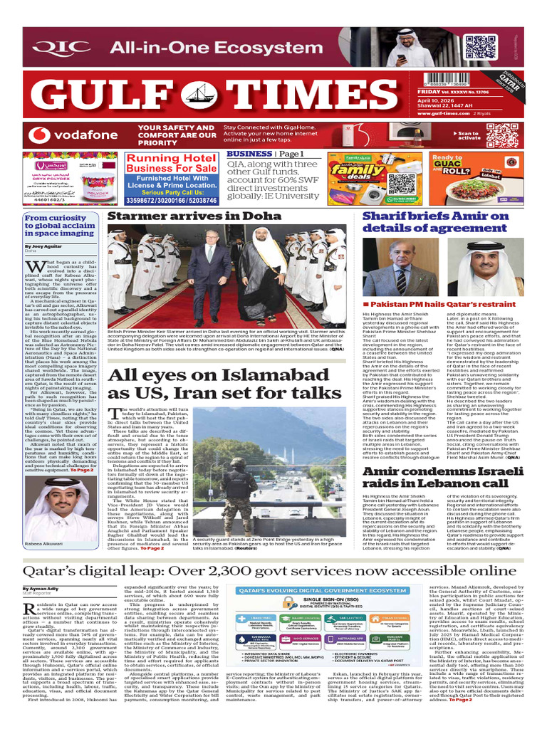 Qatar - Gt 10 Apr 2026 | PDF | Ceasefire | Qatar