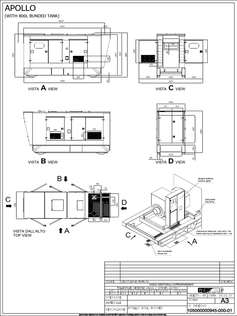 Installation-drawing-APOLLO-800L1800L | PDF
