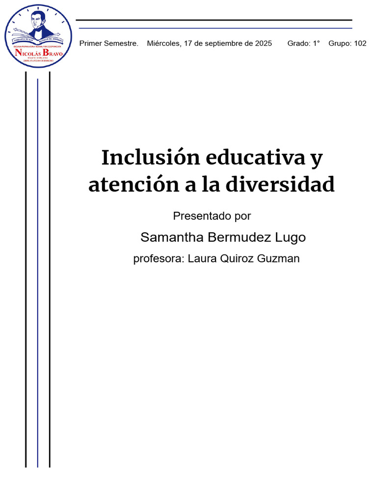 Inclusión Educativa y Atención A La Diversidad - 20251016 - 204711 ...