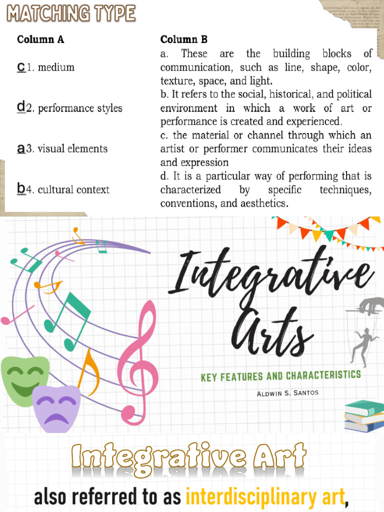 3. Key Features of Integrative Arts 25 26 Lecture | PDF | Festival ...