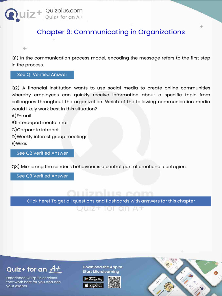 In the Communication Process Model Encoding the Message Refers to the ...