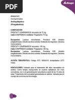Linprel 75 mg: Usos y Dosis | PDF | Insuficiencia cardíaca ...