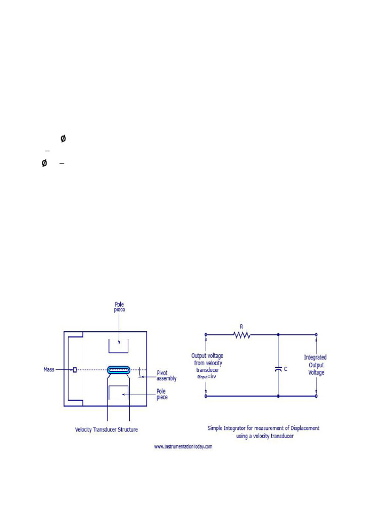 Velocity Transducer | PDF