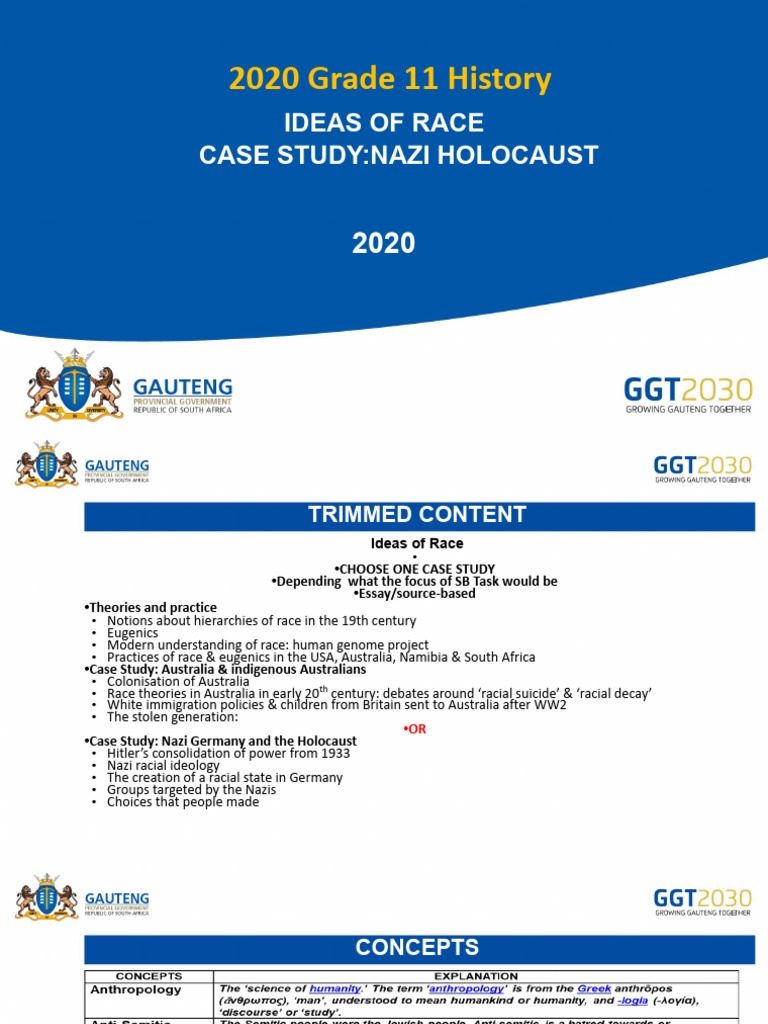 Ideas of race (1) | PDF | Nazi Germany | Final Solution