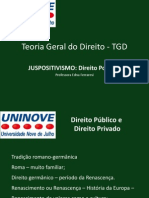 TGD Aula 3 Juspositivismo Direito Positivo