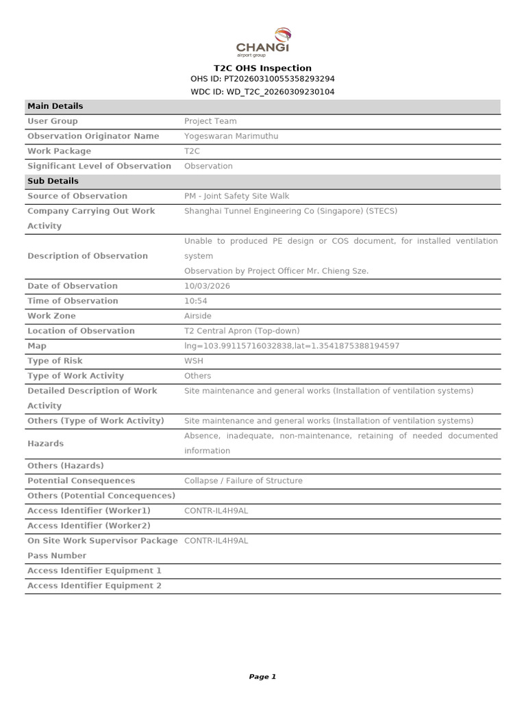 observation-1132201759513010545 | PDF | Safety | Occupational Safety ...