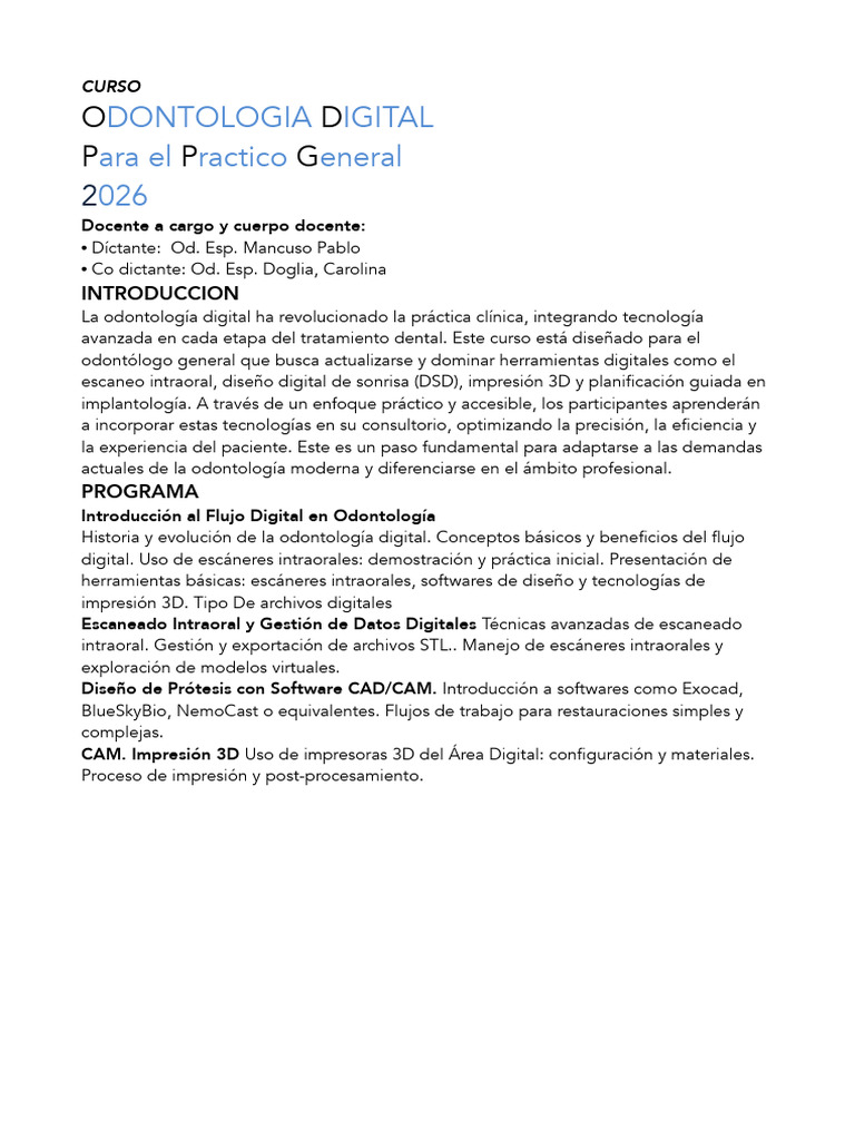 Curso Solp Digital General | PDF | Impresión 3d | Escáner de imagen