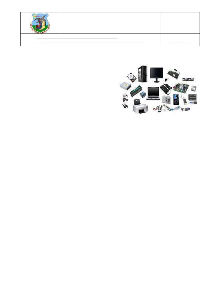 GUIA #2 de Grado Sexto | PDF | Periférico | Hardware de la computadora