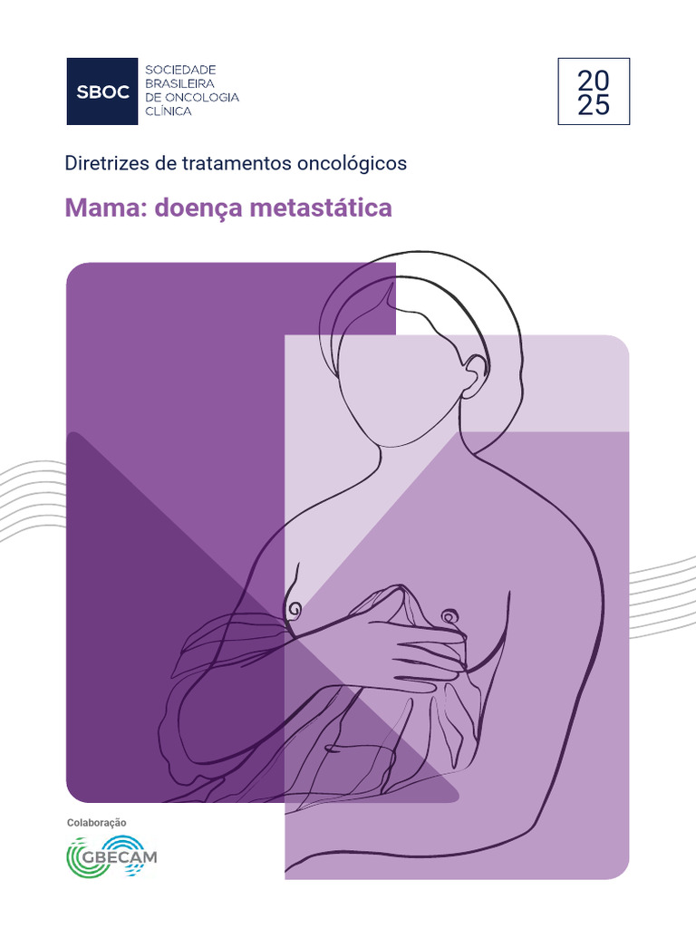 Diretrizes SBOC 2025 Mama Avancada v12 FINAL | PDF | Câncer de mama ...