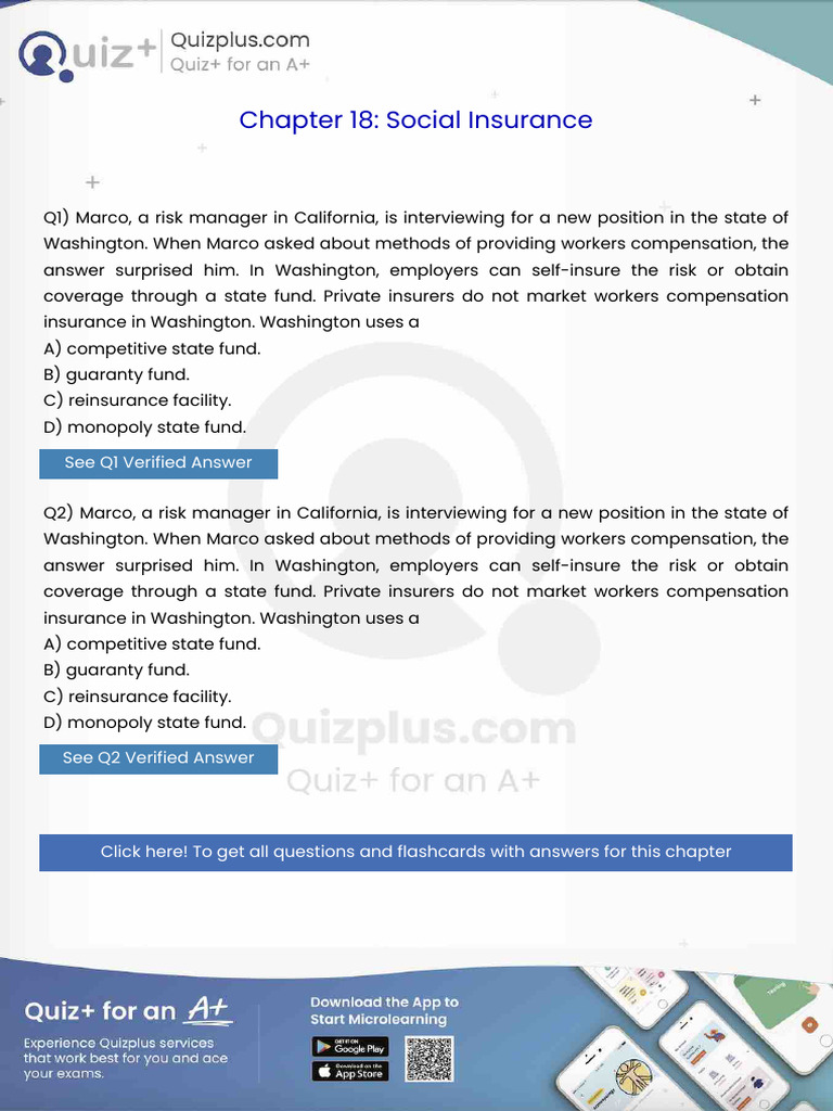 Marco a Risk Manager in California is Interviewing for a New Position ...