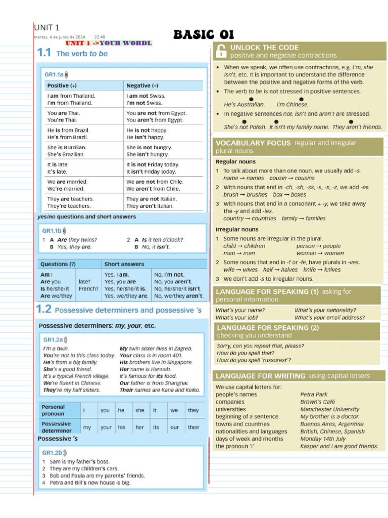 UNIT 1 | PDF