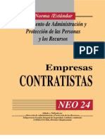 Reglamento protección recursos empresas contratistas Codelco Chuquicamata