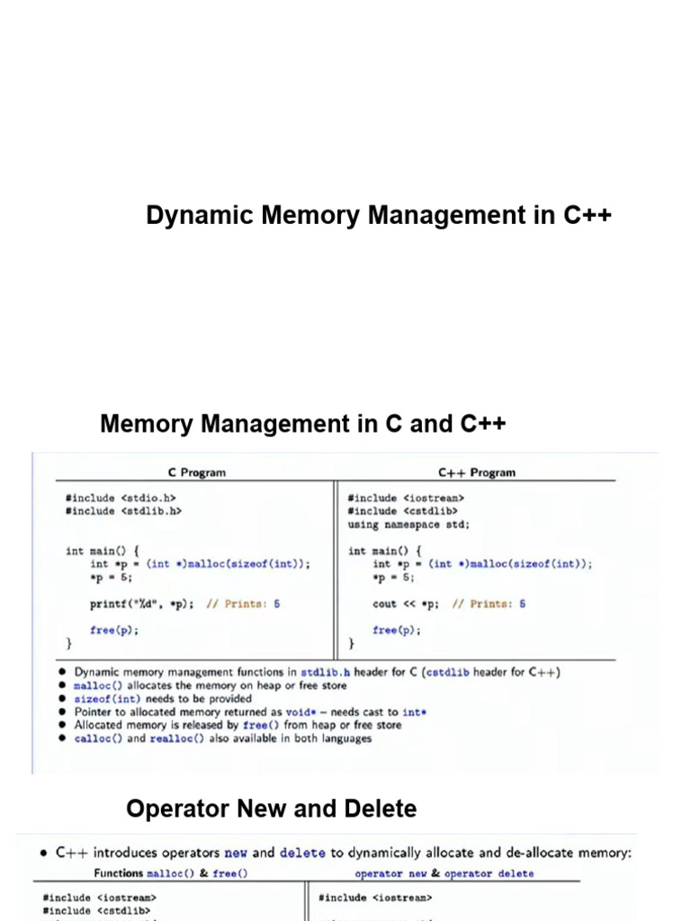 Dynamic Memory Management Abstract Class | PDF | Method (Computer ...