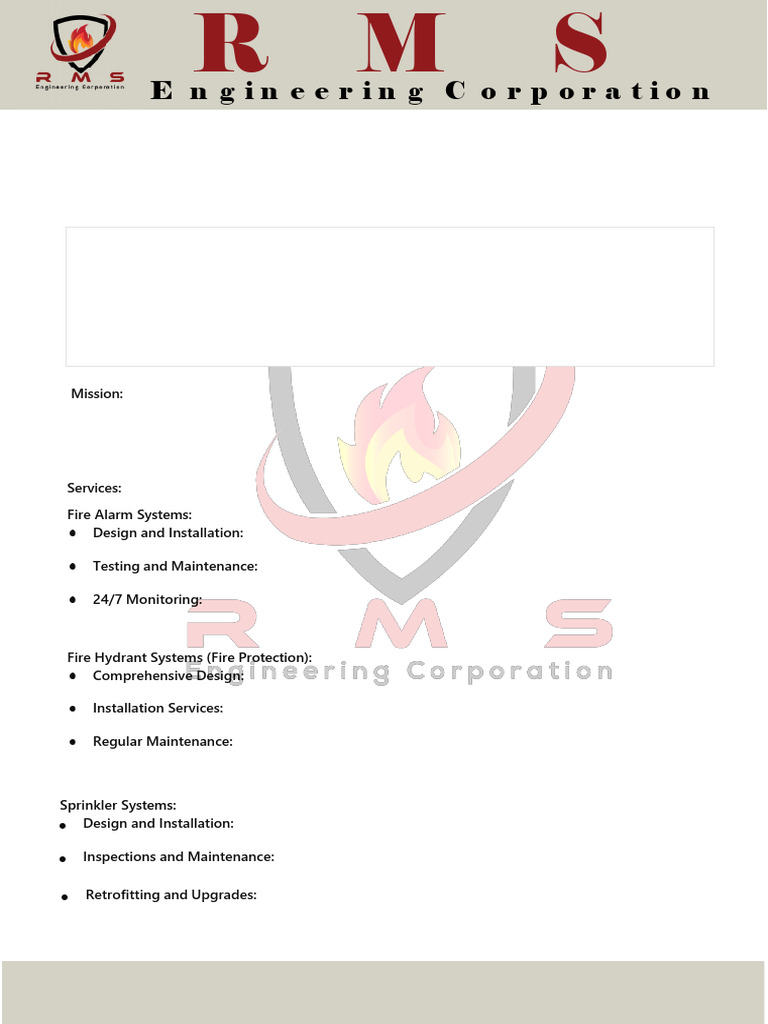 RMS Engineering Corporation Company Profile | PDF | Safety | Energy ...