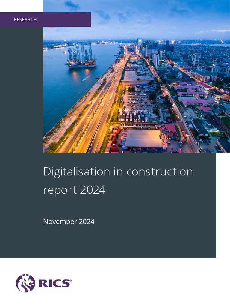 Digitalisation in Construction Report 2024 | PDF | Artificial ...