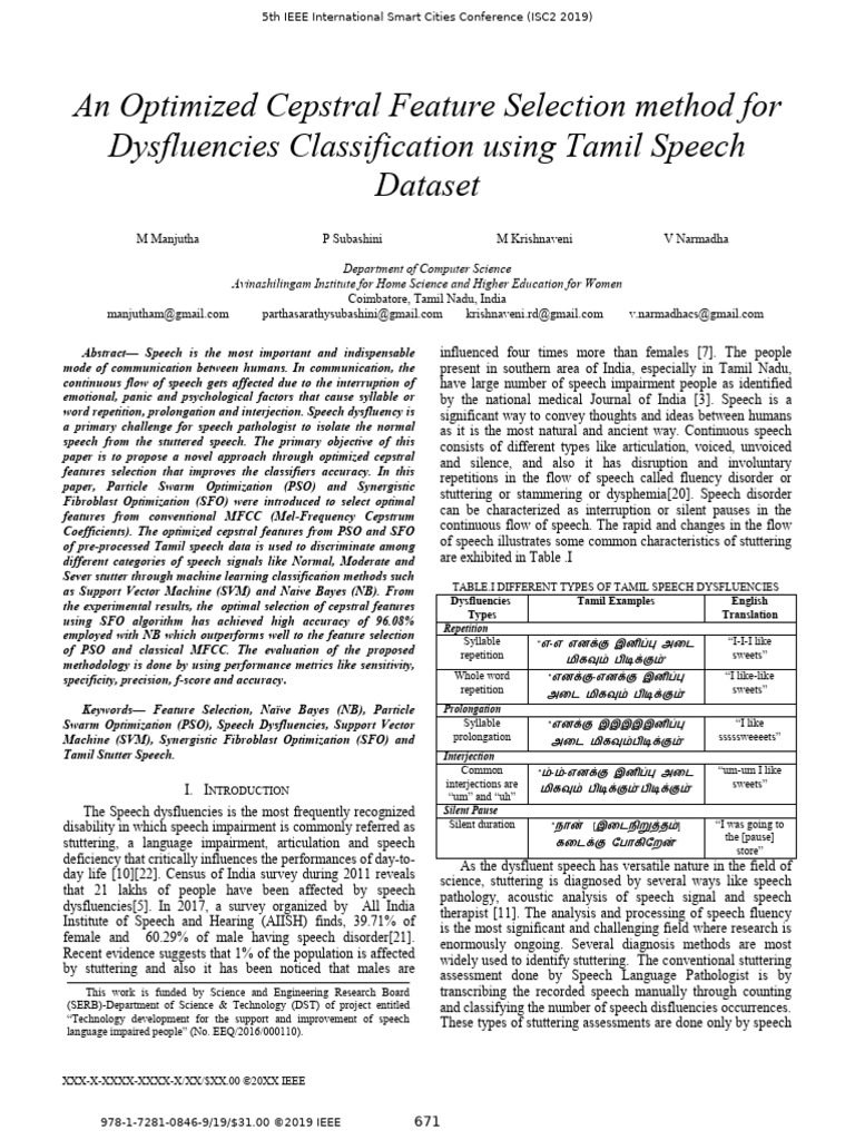 An Optimized Cepstral Feature Selection Method for Dysfluencies ...