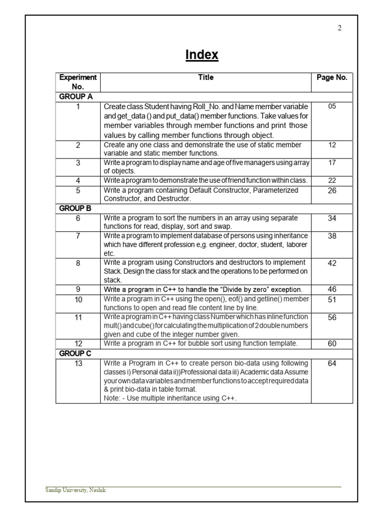 OOPL_Complete_Lab_Manual Final | PDF | Data Type | Object Oriented ...
