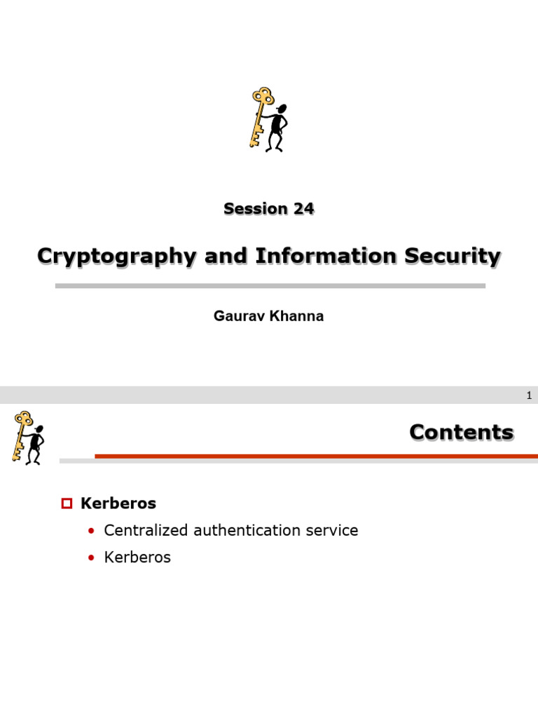 Session 24 Kerberos Ver 2 | PDF | Computer Network | Espionage Techniques