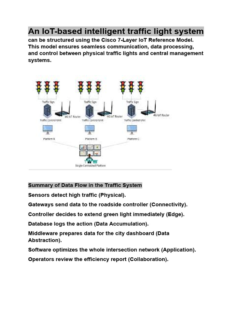 Smart Traffic Light Rta.docx | PDF | Traffic Light | Computer Network