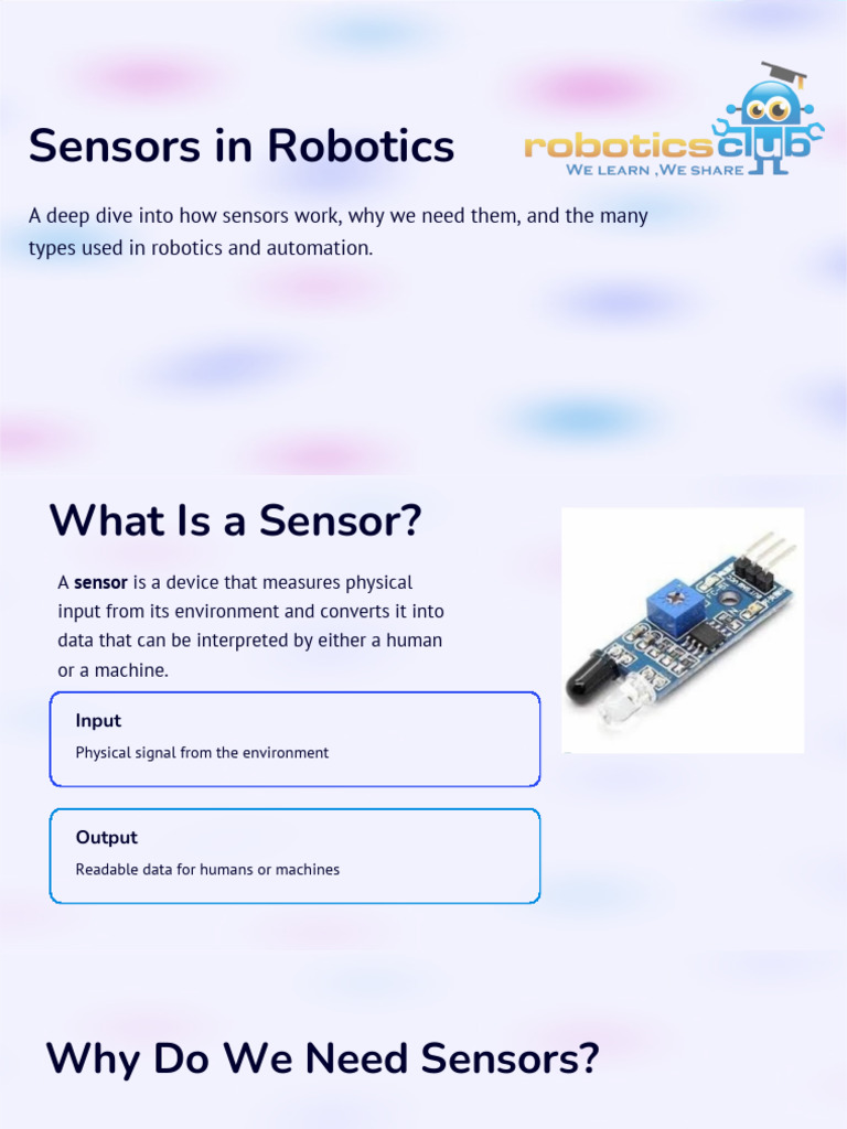 Sensors-in-Robotics.pptx_20260404_154823_0000 | PDF | Sensor | Infrared